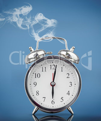 Smoking alarm clock