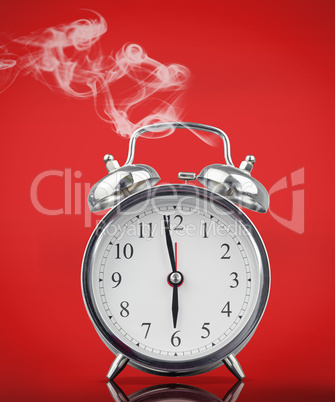 Smoking hot alarm clock