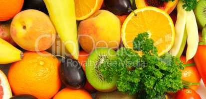 fresh fruits and vegetables