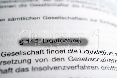 Liquidation