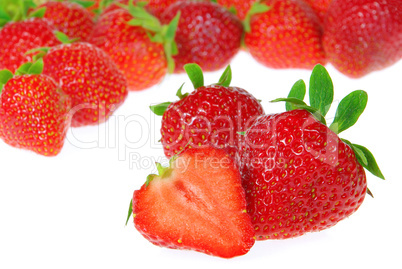 Erdbeere freigestellt - strawberry isolated 12