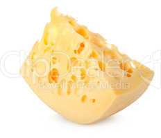 Dutch swiss cheese isolated