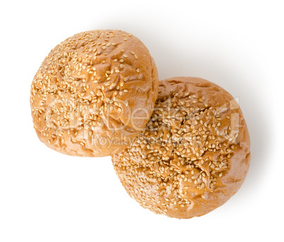 Sweet buns with poppy grains