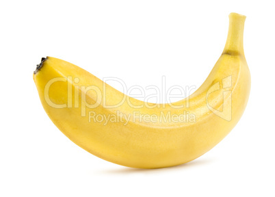 Ripe banana isolated