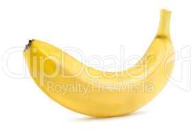 Ripe banana isolated