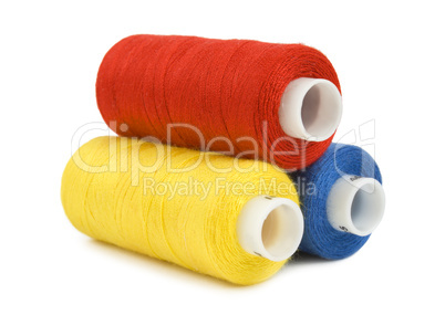 Thread spools isolated