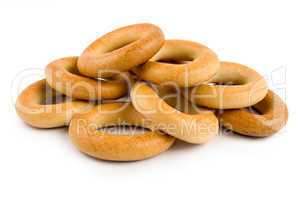 Bagels isolated on a white