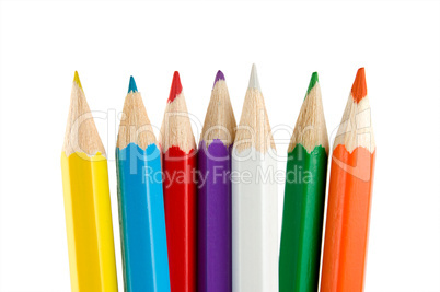 Crayons isolated