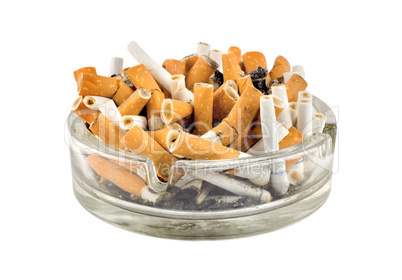 Cigarettes in an ashtray