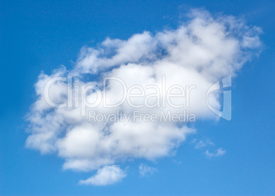 Clouds on blue sky