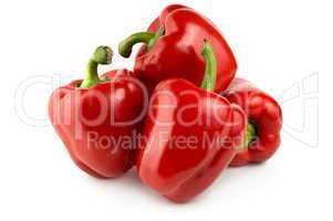 Four red pepper