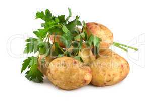 Potato and parsley