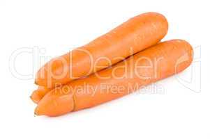 Fresh Carrots Isolated