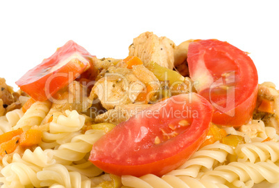 Pasta with meat