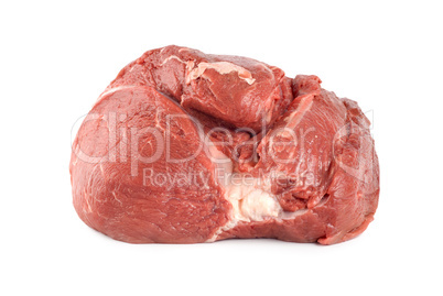 Raw juicy meat isolated