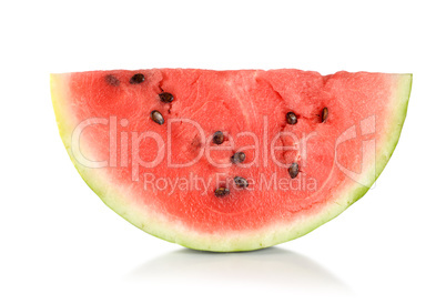 Ripe juicy watermelon isolated