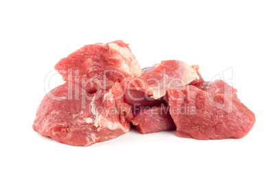 Red meat isolated