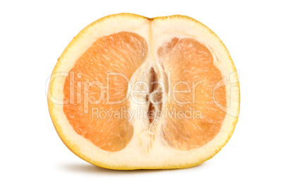 Ripe grapefruit isolated