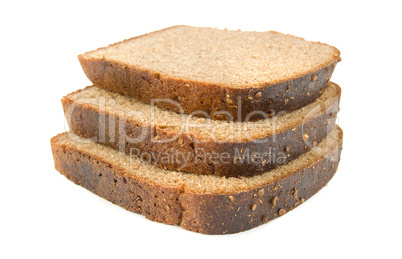 Three slices of bread