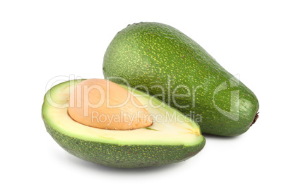 Tropical fruit avocado isolated