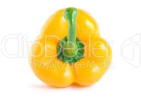 Ripe raw yellow pepper