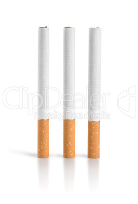 Three cigarettes Isolated (Path)