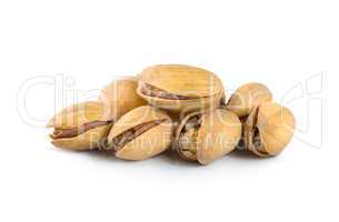 Pistachios isolated