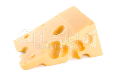 Farmer's cheese isolated