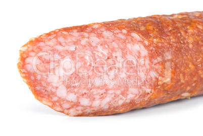 Smoked sausage isolated