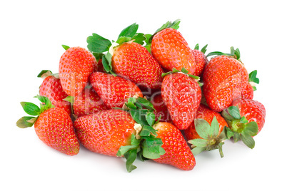 Strawberries isolated