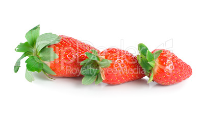 Three strawberries