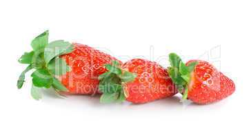 Three strawberries