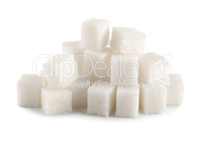 Sugar cube isolated