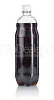 Bottle of soda.  Clipping path