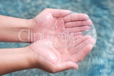 Jellyfish in hand