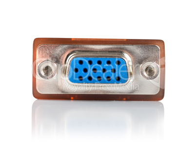 Monitor connector isolated