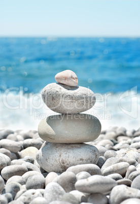 Stack pebbles