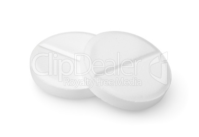 Two tablets aspirin Path