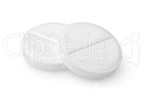Two tablets aspirin Path