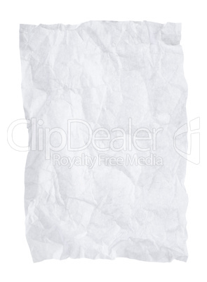 Crumpled paper