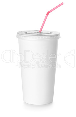 White paper cup