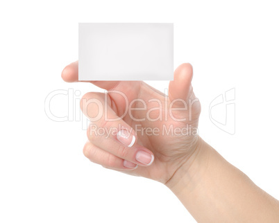 Card isolated