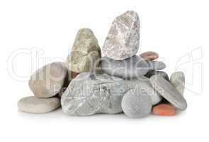Heap a stones isolated