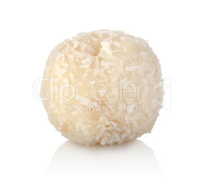 Coconut cookies isolated