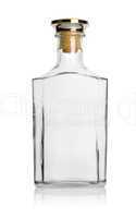 Empty bottle cognac