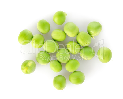 Raw green peas