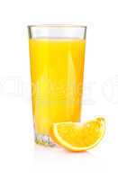 Juice and orange