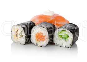 Sushi and rolls
