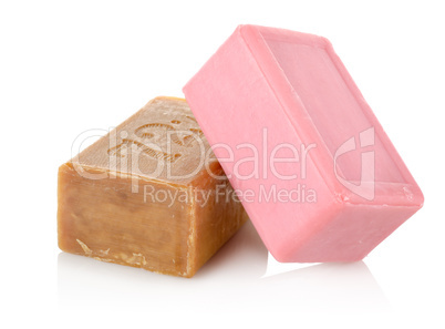 Two pieces of soap