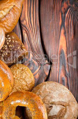 An assortment of bakery breads